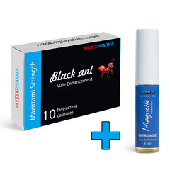 Black Ant Capsules and Magnetic Pheromone Men's Perfume Set for Enhanced Sexual Performance reviews and discounts sex shop
