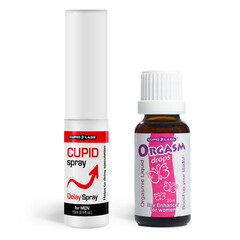 Achieve Ultimate Pleasure and Control with Cupid Delay Spray and Orgasm Drops reviews and discounts sex shop