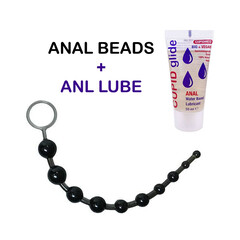 PROMOTION!!! Pink Fancy Anal Rosary + Anal Lubricant reviews and discounts sex shop