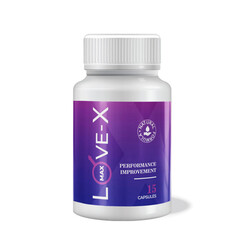Erection Capsules Love-X Max - 15 capsules reviews and discounts sex shop