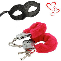 Venetian mask and handcuffs set reviews and discounts sex shop
