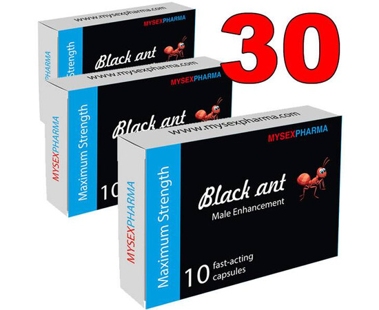 BLACK ANT 3 x 10 capsules for erection reviews and discounts sex shop