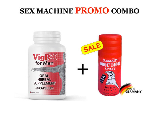 Enhance Your Sexual Performance with VigRX Capsules & DOOZ 14000 Delay Spray Combo reviews and discounts sex shop