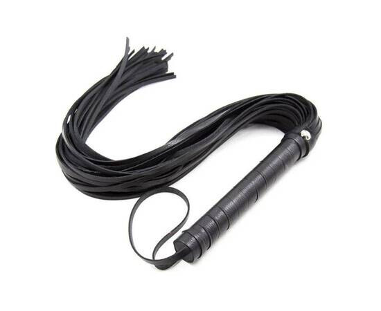 Black leather whip 42cm reviews and discounts sex shop