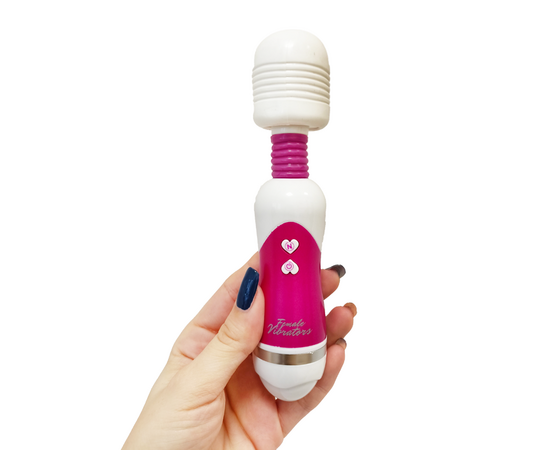Powerful vibrator Magic Wand white reviews and discounts sex shop