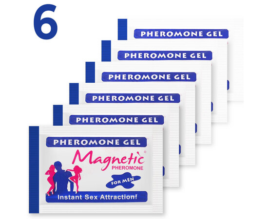 Magnetic Pheromone gel for body - 6 sachets reviews and discounts sex shop