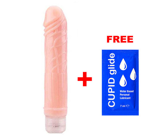 Wave of Wonder Flesh vibrator + free lubricant reviews and discounts sex shop