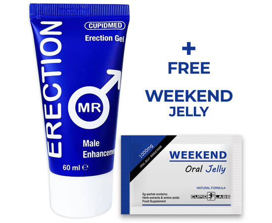Mr. Erection Gel for a stronger erection + Gift Weekend Oral jelly for erection reviews and discounts sex shop