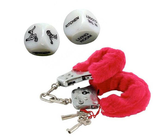 Spice Up Your Intimate Play with Red Handcuffs and Love Dice Set reviews and discounts sex shop